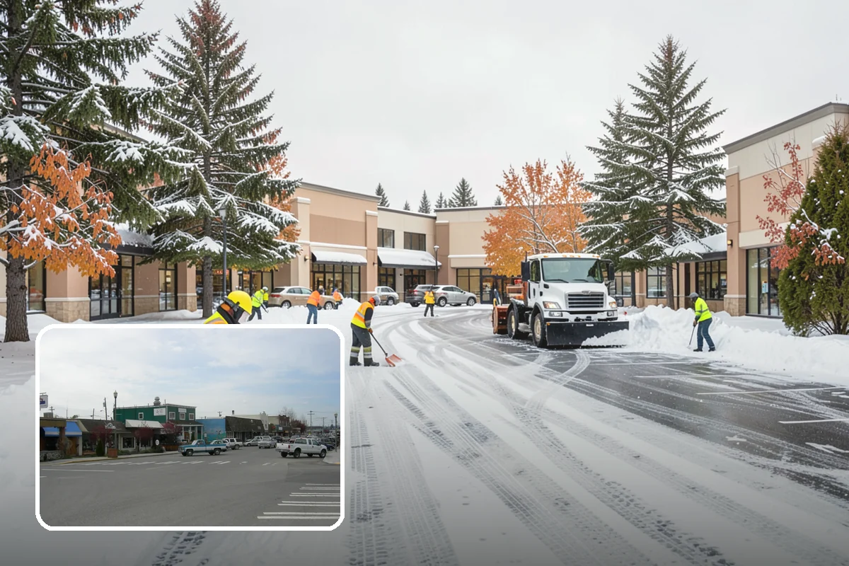 Restaurant Deicing in Stanwood, Snohomish County, WA - Keeps diners arriving safely through the evening rush