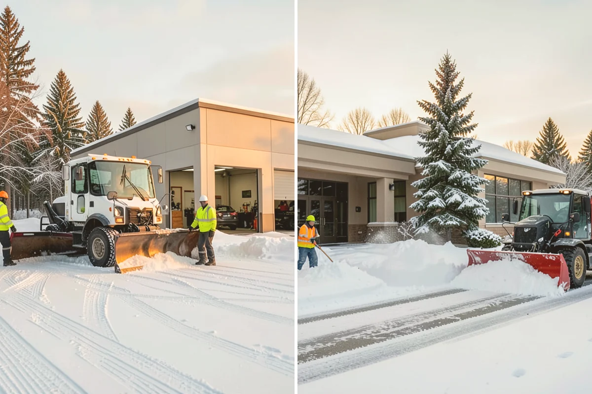 Restaurant Deicing in Stanwood, Snohomish County, WA - Identify entrances, patios, staff routes, and parking walks