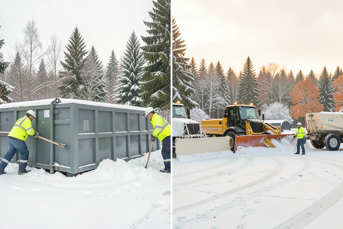 Restaurant Deicing in Steilacoom, Pierce County, WA - Identify entrances, patios, staff routes, and parking walks
