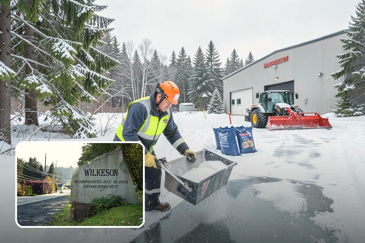 Restaurant Deicing in Wilkeson, Pierce County, WA - Keeps diners arriving safely through the evening rush