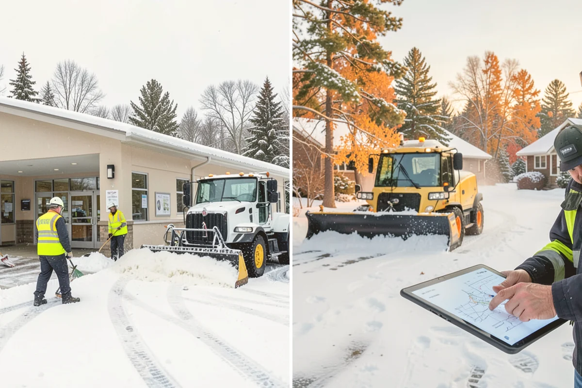Restaurant Parking Lot Snow Removal in Algona, King County, WA - Confirm service hours and entrance layout with restaurant management