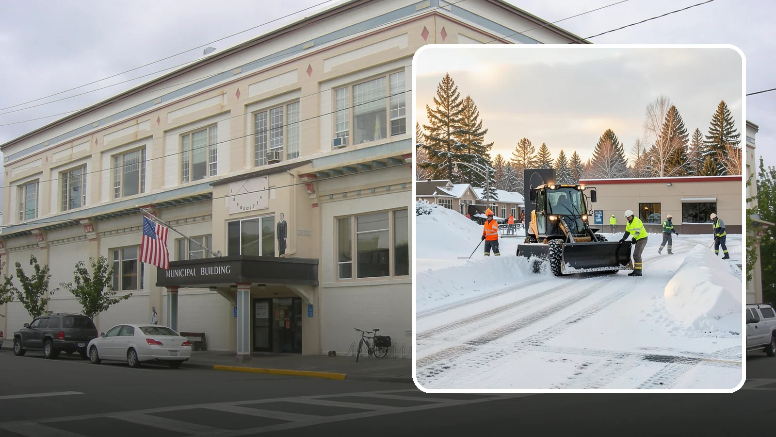 Restaurant Parking Lot Snow Removal in Anacortes, Skagit County, WA - We clear restaurant lots ahead of service so Western Washington diners can park and walk in safely during winter.