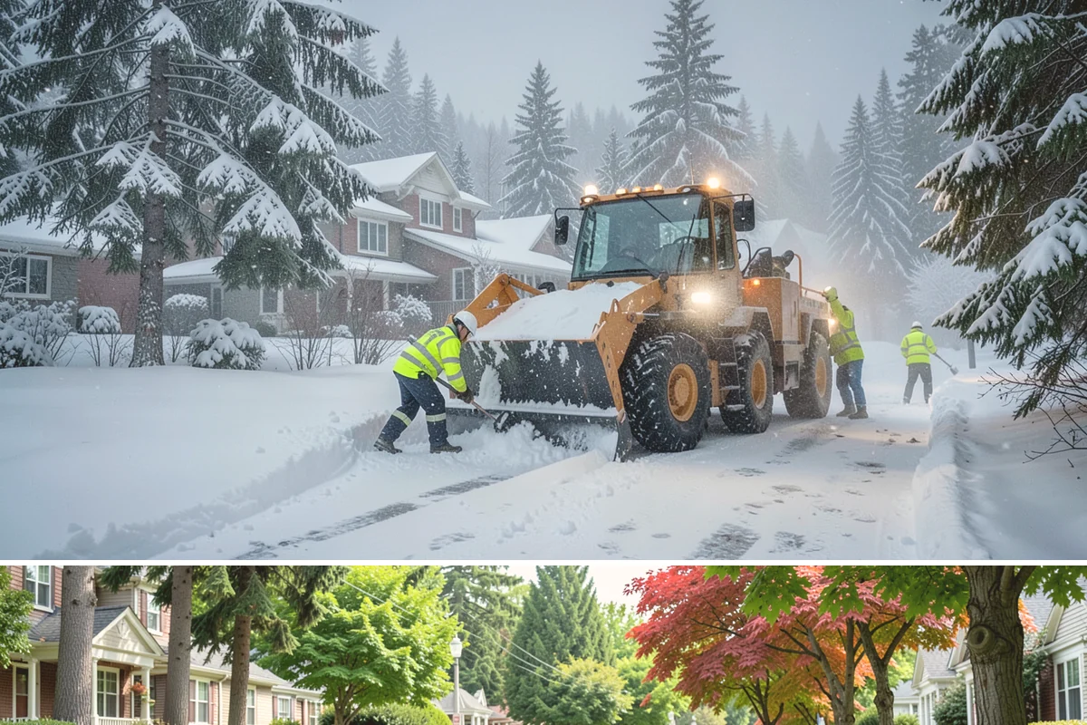 Restaurant Parking Lot Snow Removal in Beaux Arts Village, King County, WA - Restaurant lots in Western Washington see the most winter demand from December through February, when after-dark freezes follow...