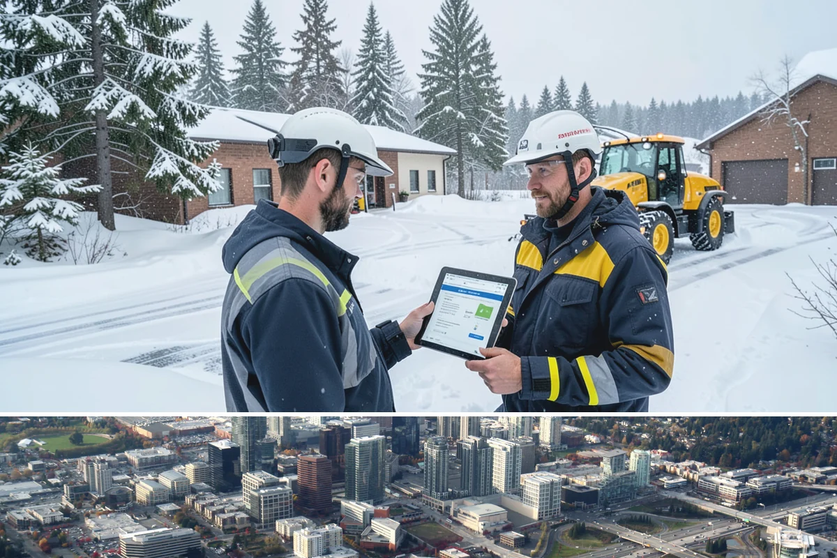 Restaurant Parking Lot Snow Removal in Bellevue, King County, WA - Restaurant lots in Western Washington see the most winter demand from December through February, when after-dark freezes follow...