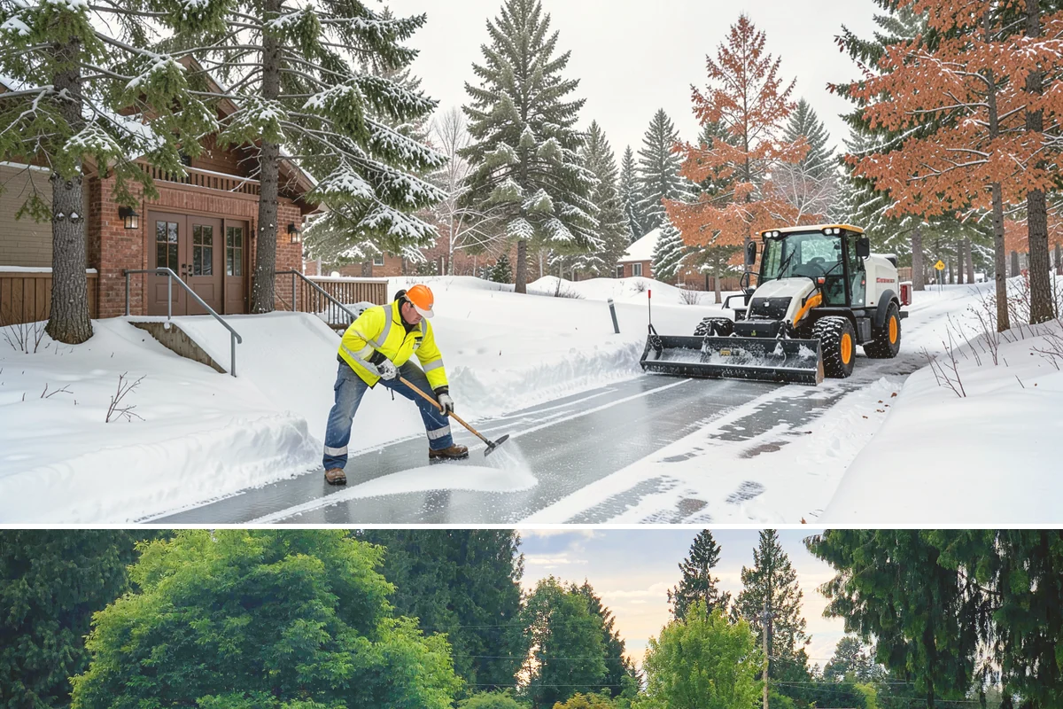 Restaurant Parking Lot Snow Removal in Bonney Lake, Pierce County, WA - Restaurant lots in Western Washington see the most winter demand from December through February, when after-dark freezes follow...