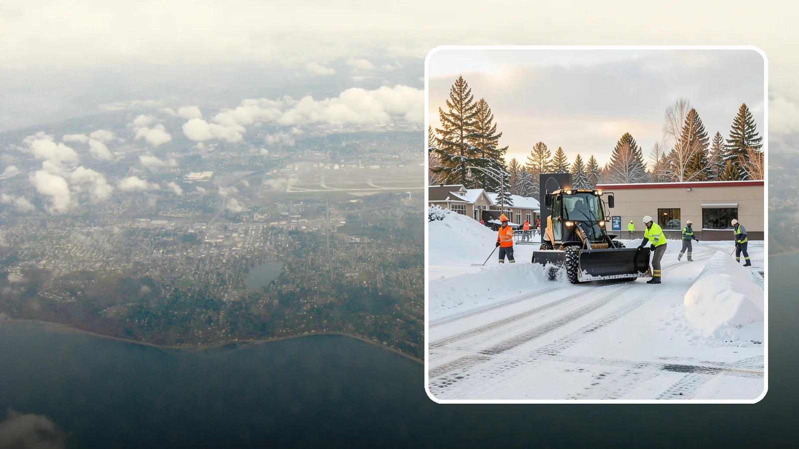 Restaurant Parking Lot Snow Removal in Burien, King County, WA - We clear restaurant lots ahead of service so Western Washington diners can park and walk in safely during winter.