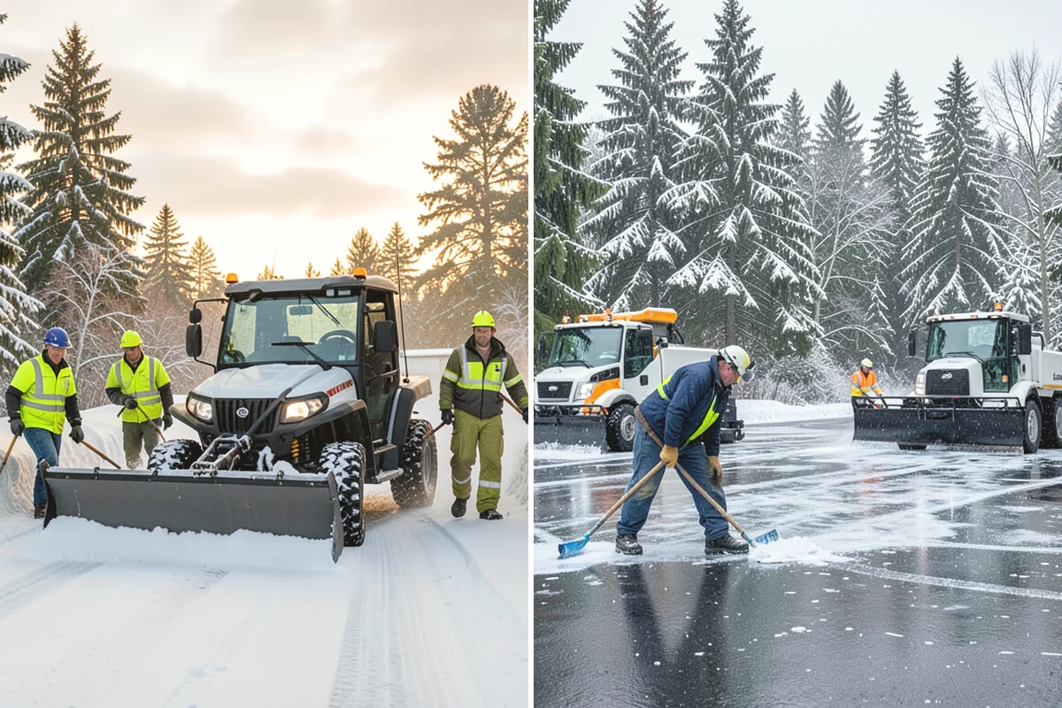Restaurant Parking Lot Snow Removal in Burien, King County, WA - Confirm service hours and entrance layout with restaurant management