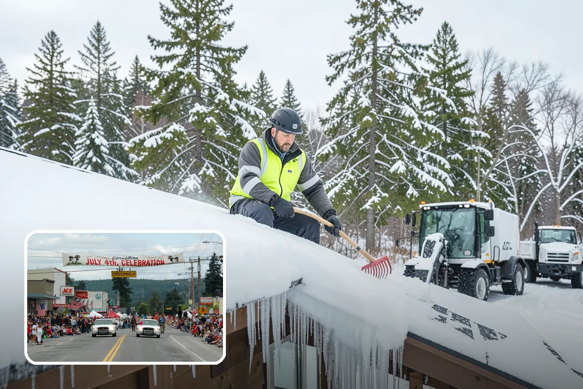 Restaurant Parking Lot Snow Removal in Carnation, King County, WA - Diners can park and reach the door without navigating ice