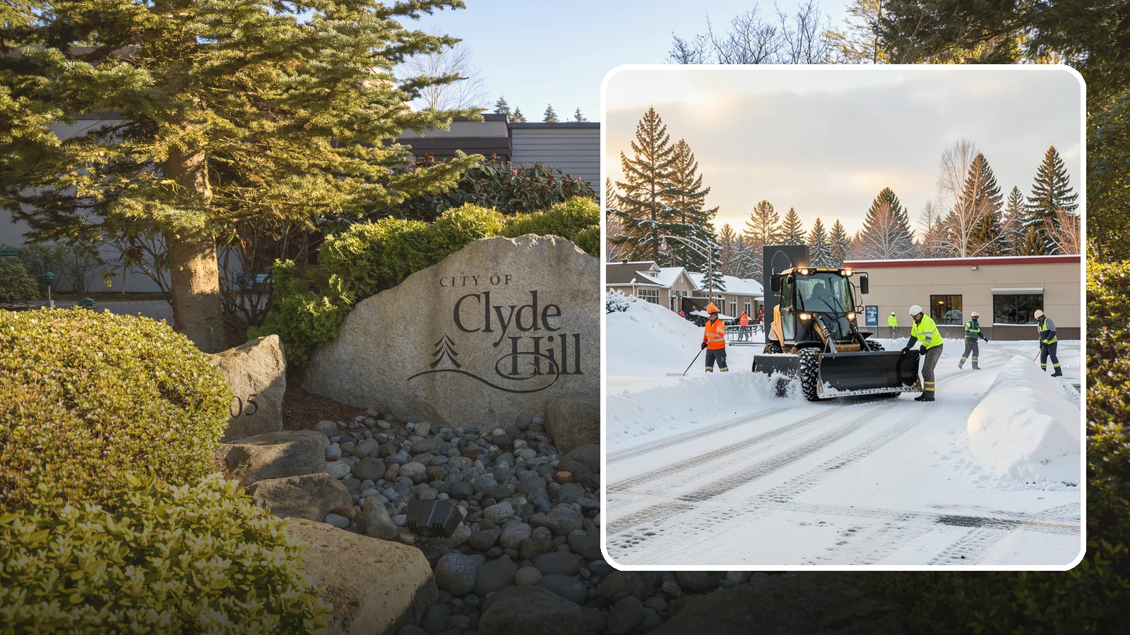 Restaurant Parking Lot Snow Removal in Clyde Hill, King County, WA - We clear restaurant lots ahead of service so Western Washington diners can park and walk in safely during winter.