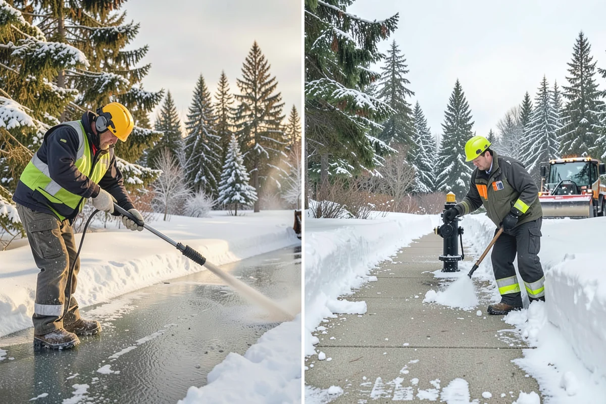 Restaurant Parking Lot Snow Removal in Darrington, Snohomish County, WA - Confirm service hours and entrance layout with restaurant management