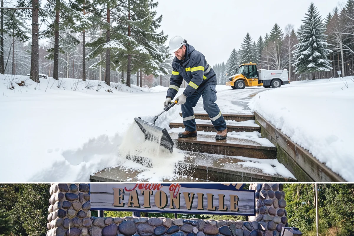 Restaurant Parking Lot Snow Removal in Eatonville, Pierce County, WA - Restaurant lots in Western Washington see the most winter demand from December through February, when after-dark freezes follow...