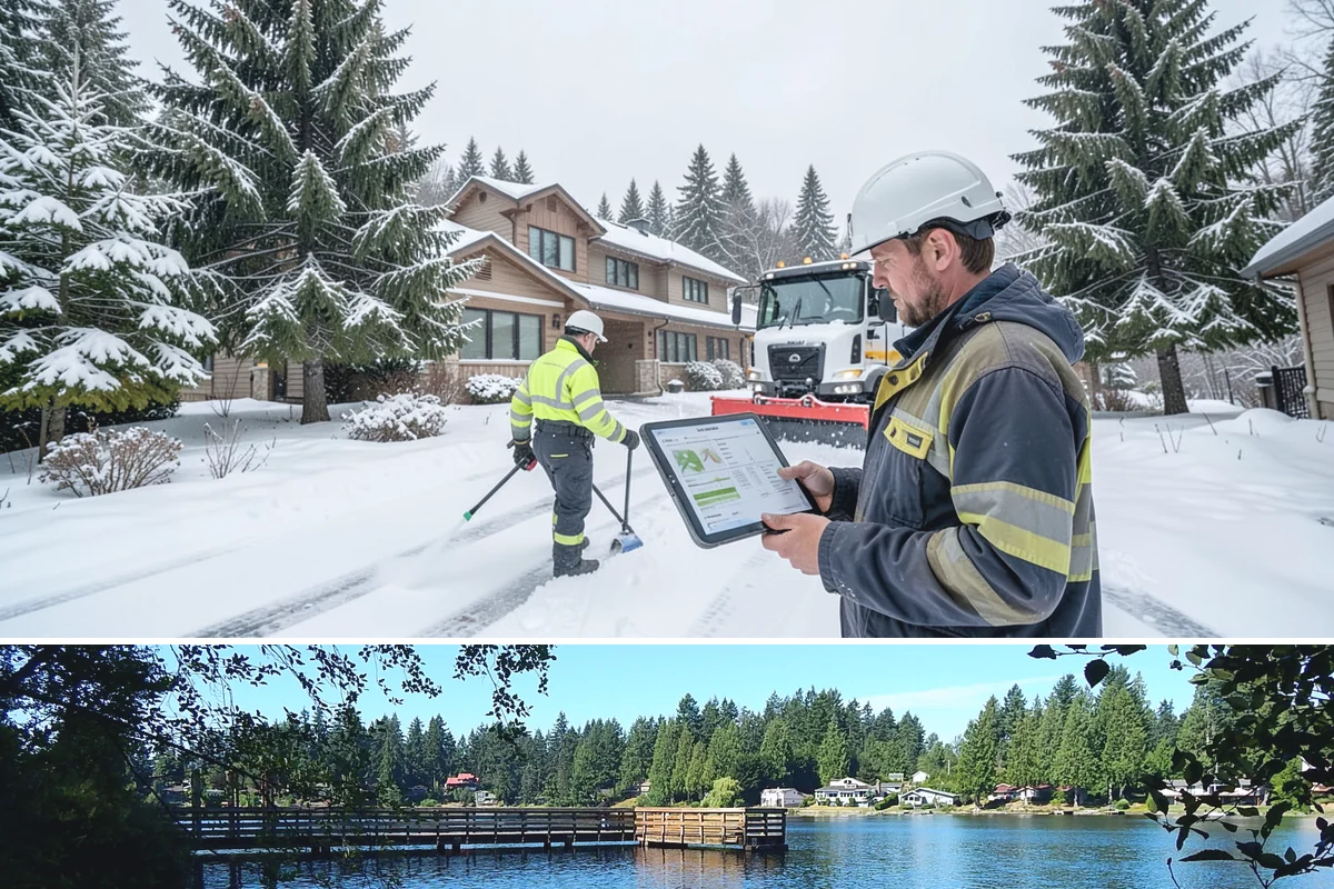 Restaurant Parking Lot Snow Removal in Federal Way, King County, WA - Restaurant lots in Western Washington see the most winter demand from December through February, when after-dark freezes follow...