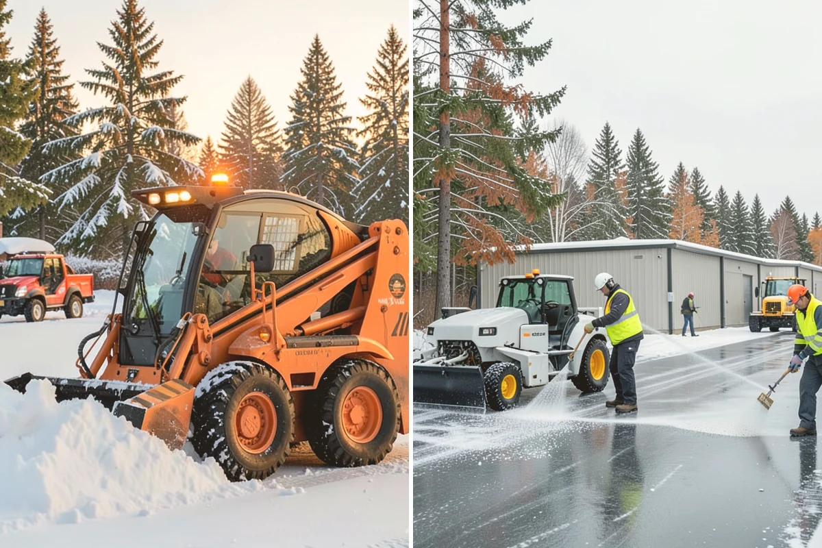 Restaurant Parking Lot Snow Removal in Fife, Pierce County, WA - Confirm service hours and entrance layout with restaurant management