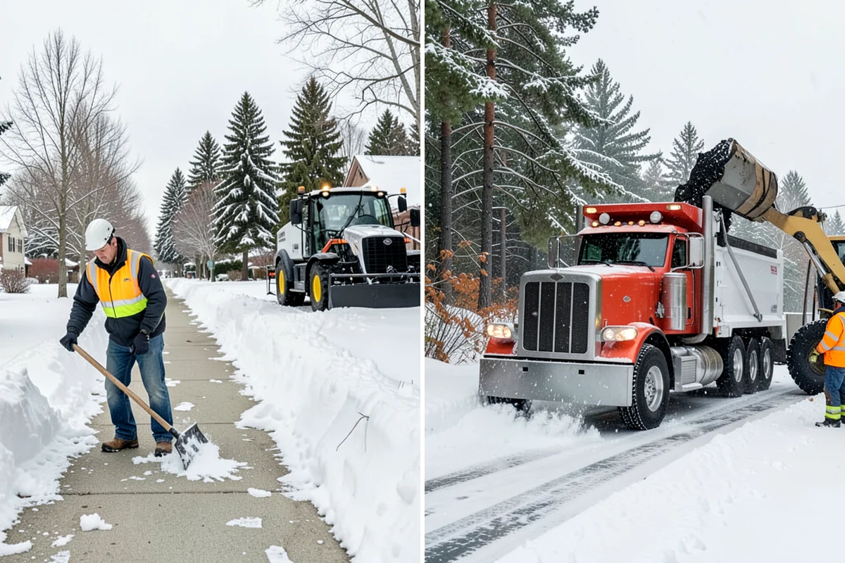 Restaurant Parking Lot Snow Removal in Fircrest, Pierce County, WA - Confirm service hours and entrance layout with restaurant management