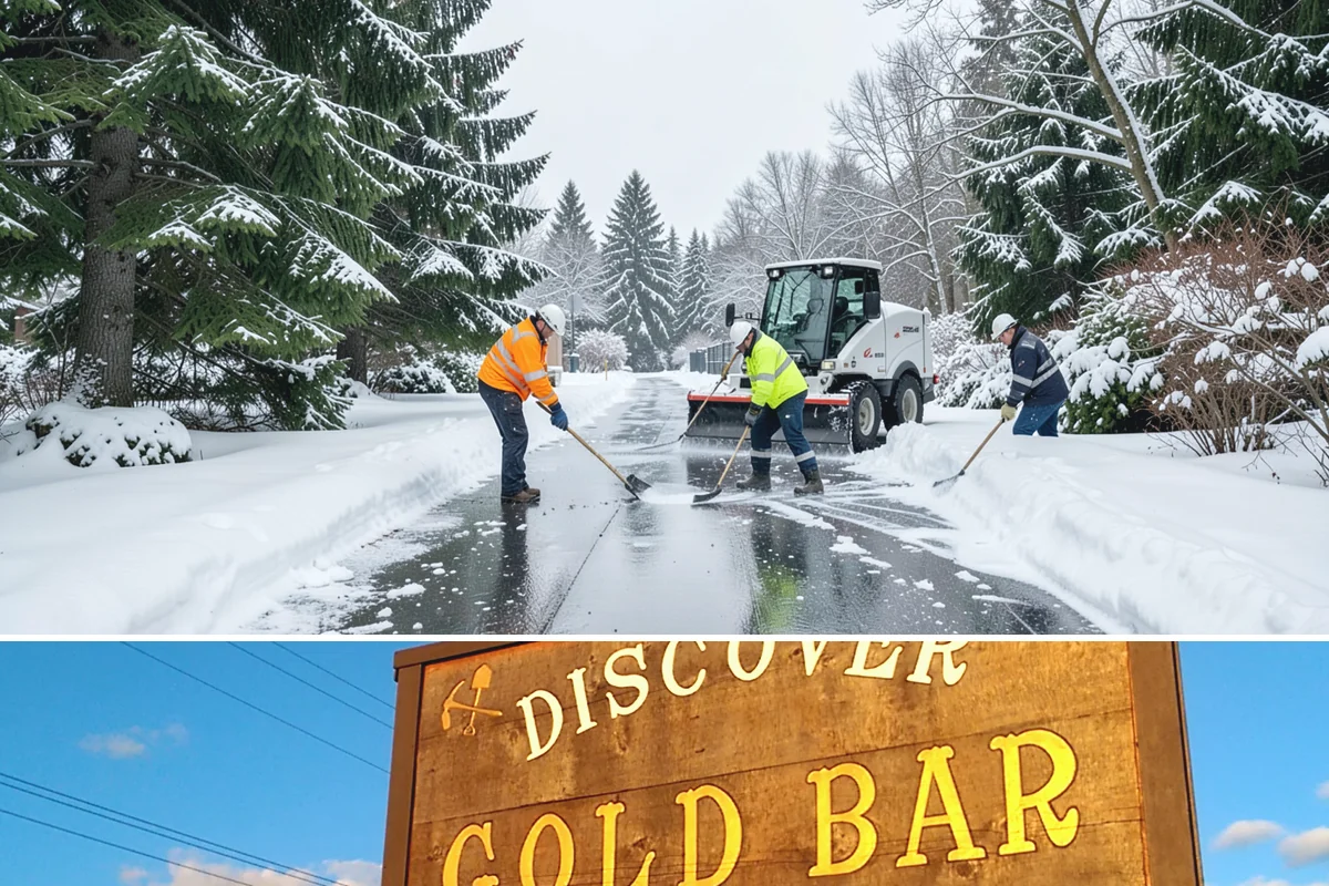 Restaurant Parking Lot Snow Removal in Gold Bar, Snohomish County, WA - Restaurant lots in Western Washington see the most winter demand from December through February, when after-dark freezes follow...