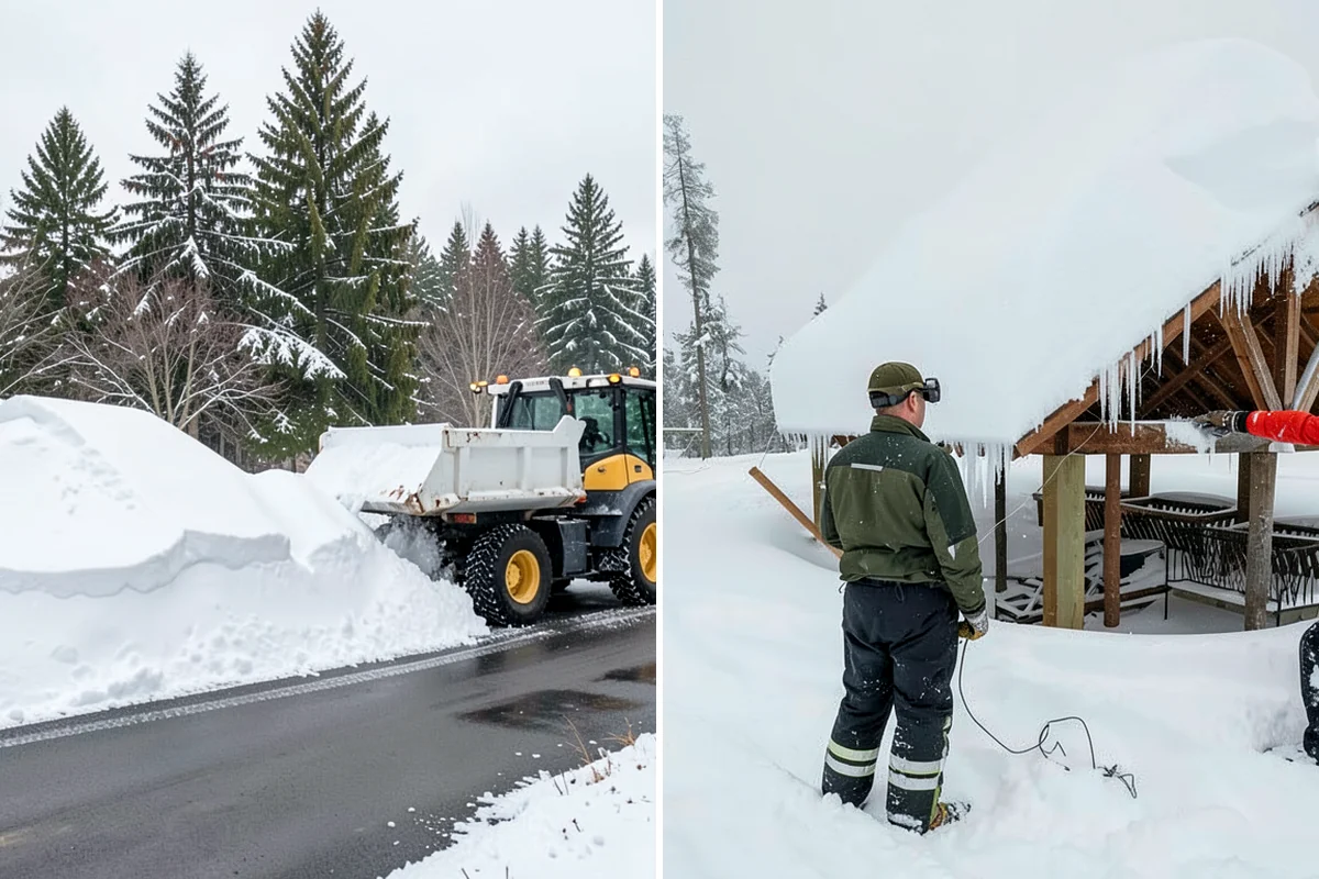 Restaurant Parking Lot Snow Removal in Hunts Point, King County, WA - Confirm service hours and entrance layout with restaurant management