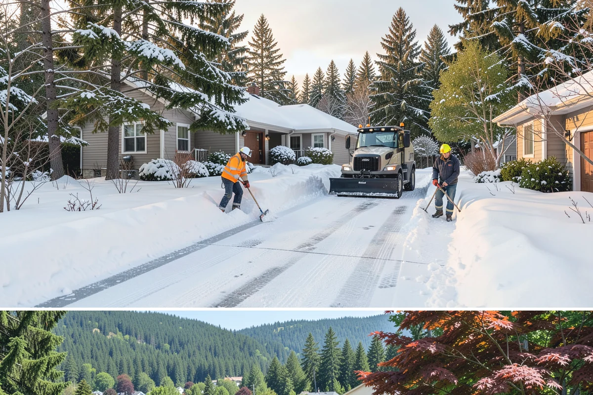 Restaurant Parking Lot Snow Removal in Index, Snohomish County, WA - Restaurant lots in Western Washington see the most winter demand from December through February, when after-dark freezes follow...