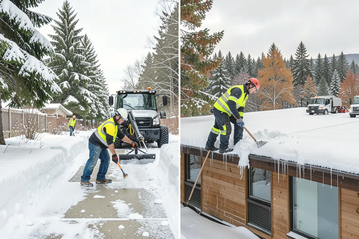 Restaurant Parking Lot Snow Removal in Issaquah, King County, WA - Confirm service hours and entrance layout with restaurant management