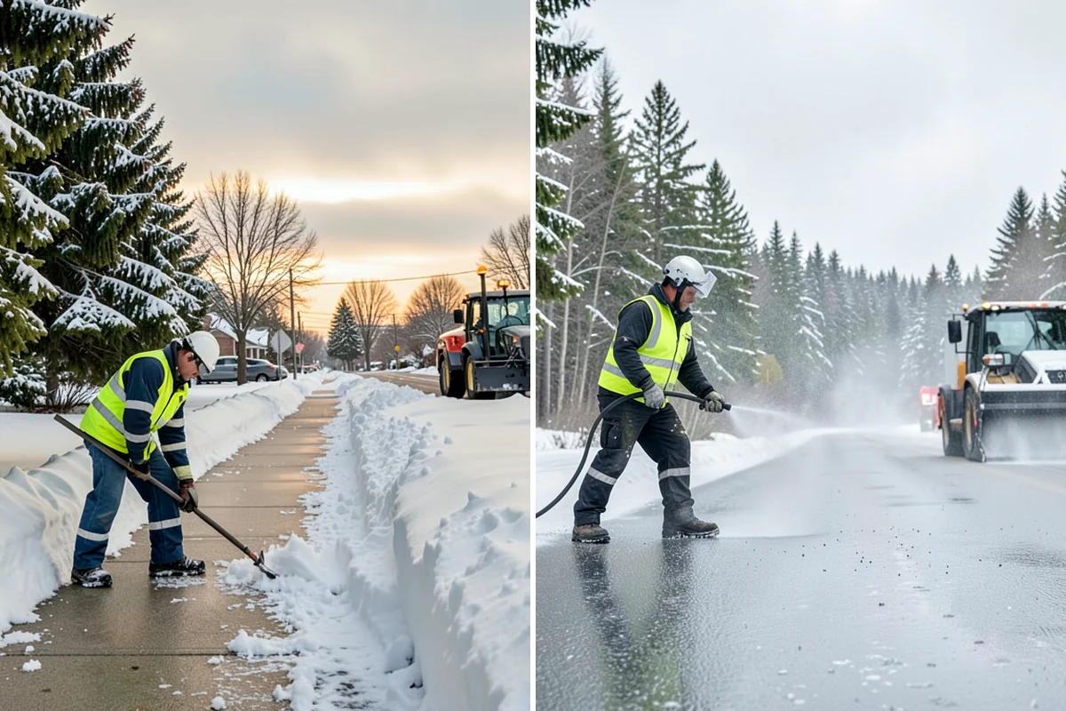 Restaurant Parking Lot Snow Removal in Kenmore, King County, WA - Confirm service hours and entrance layout with restaurant management