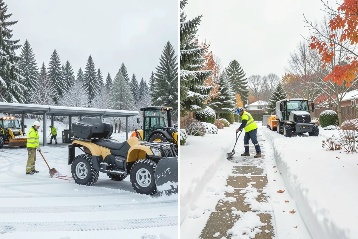 Restaurant Parking Lot Snow Removal in La Conner, Skagit County, WA - Confirm service hours and entrance layout with restaurant management