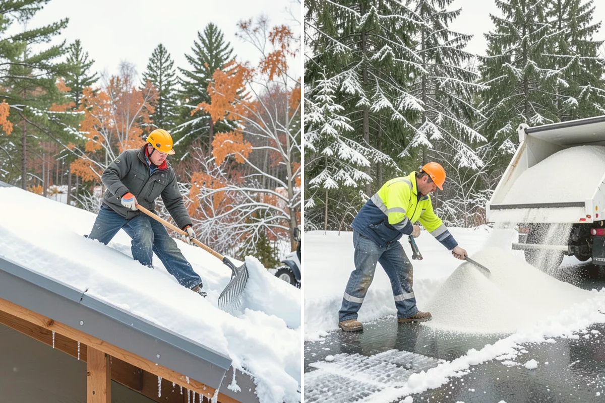 Restaurant Parking Lot Snow Removal in Langley, Island County, WA - Confirm service hours and entrance layout with restaurant management