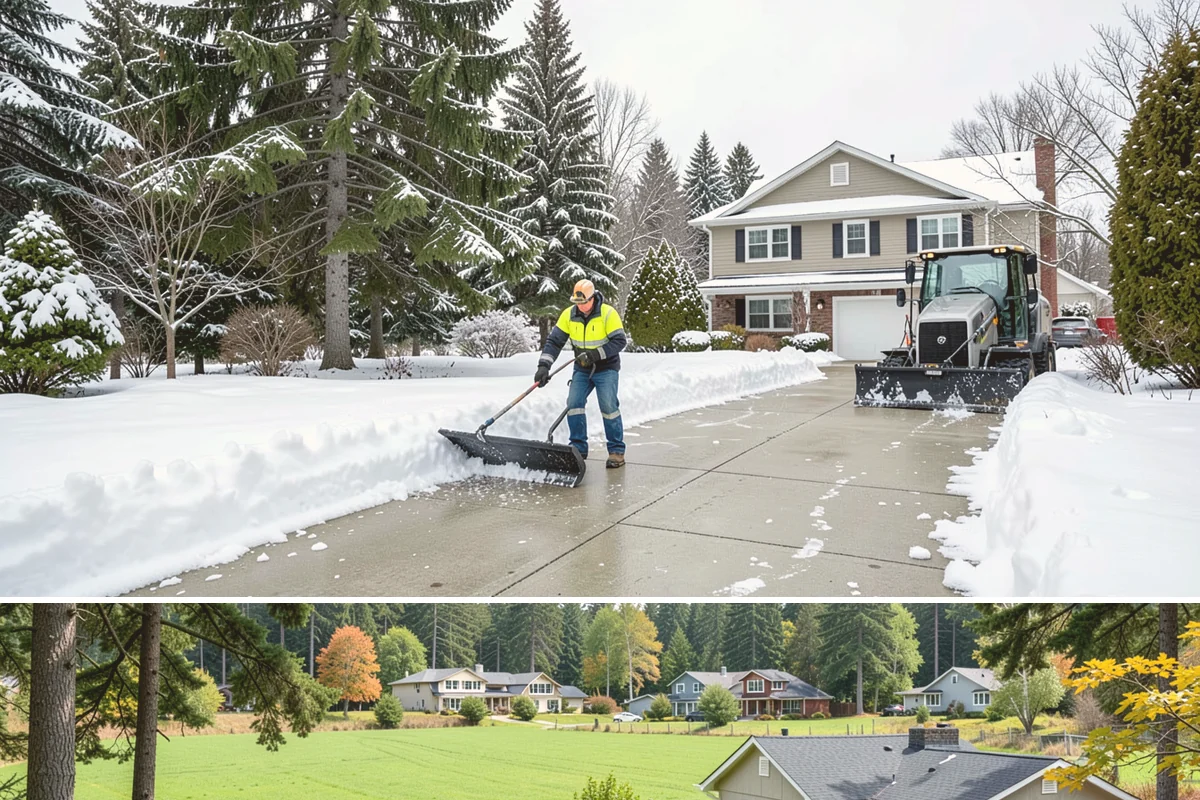 Restaurant Parking Lot Snow Removal in Lyman, Skagit County, WA - Restaurant lots in Western Washington see the most winter demand from December through February, when after-dark freezes follow...