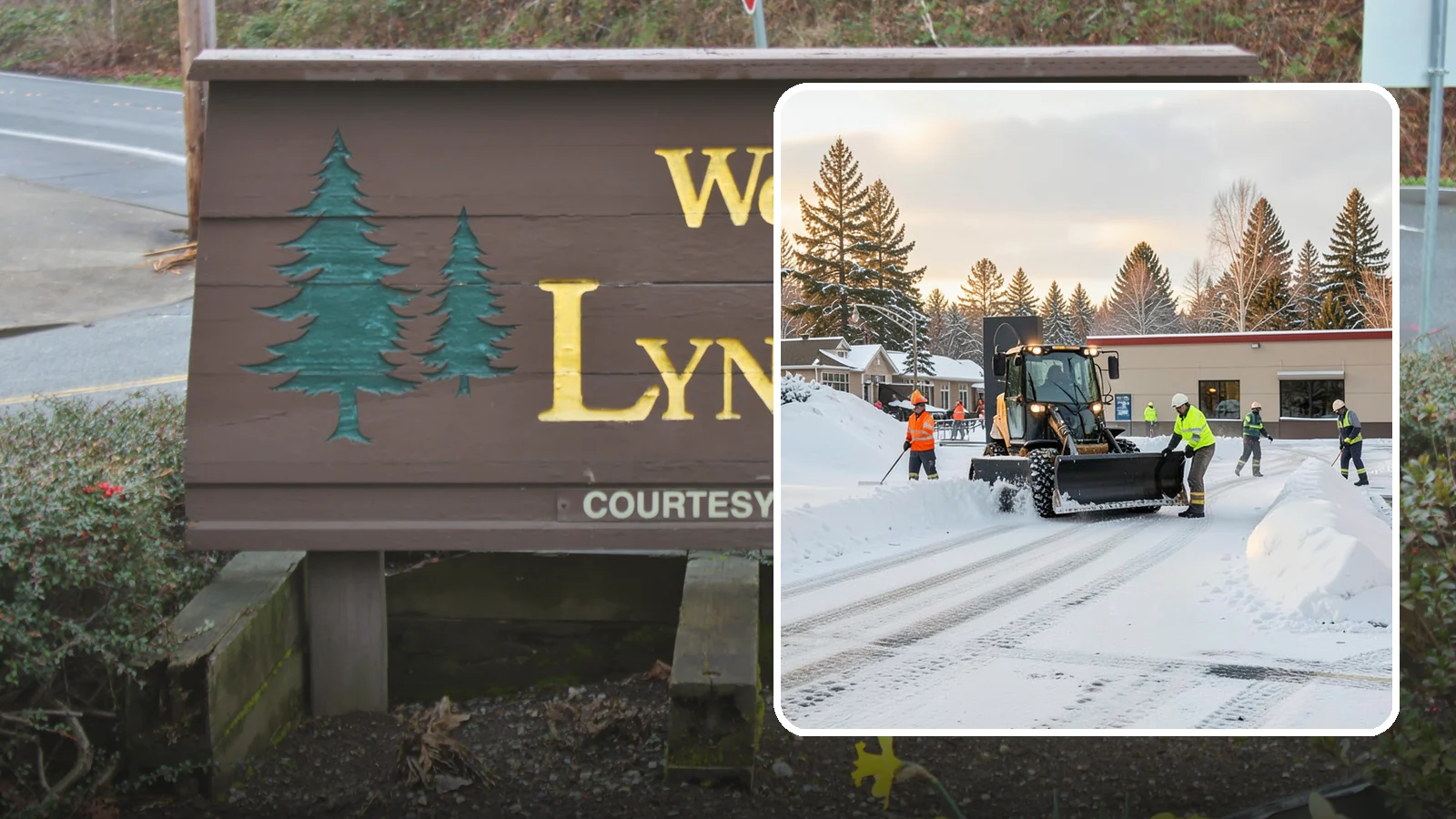 Restaurant Parking Lot Snow Removal in Lynnwood, Snohomish County, WA - We clear restaurant lots ahead of service so Western Washington diners can park and walk in safely during winter.
