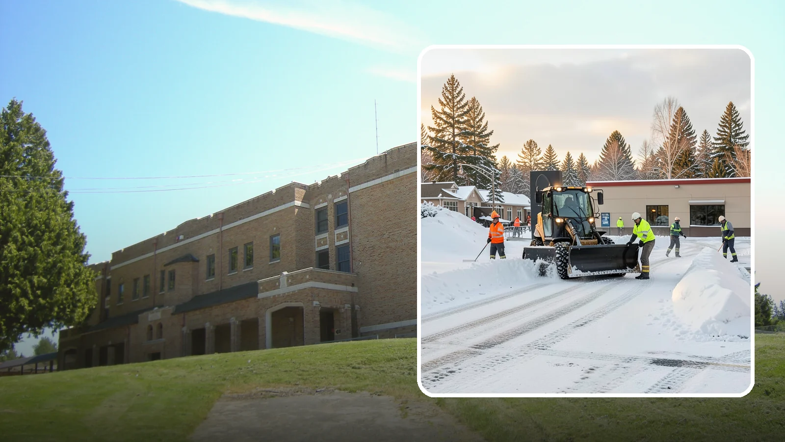 Restaurant Parking Lot Snow Removal in Maple Valley, King County, WA - We clear restaurant lots ahead of service so Western Washington diners can park and walk in safely during winter.