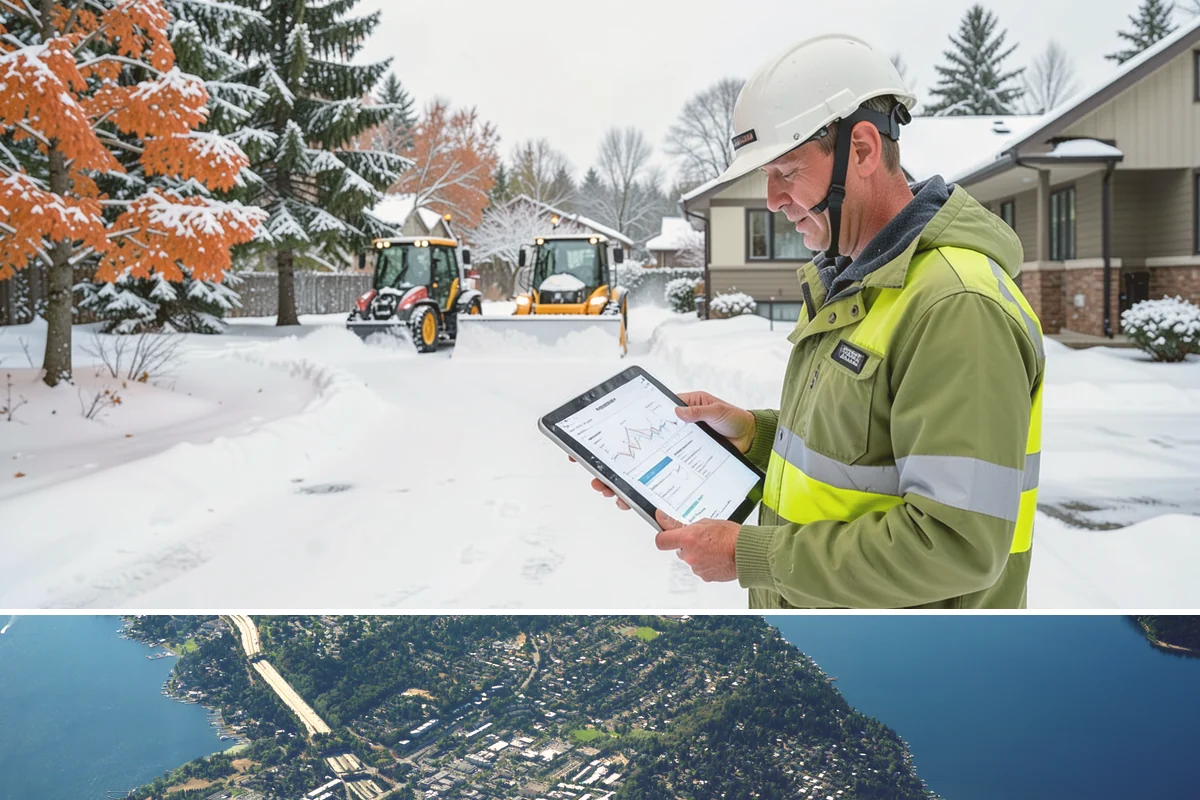 Restaurant Parking Lot Snow Removal in Mercer Island, King County, WA - Restaurant lots in Western Washington see the most winter demand from December through February, when after-dark freezes follow...