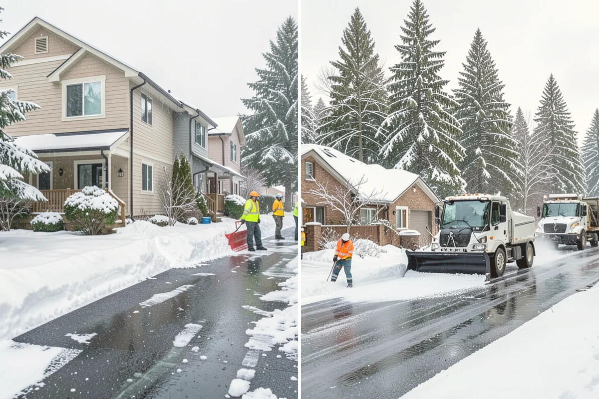 Restaurant Parking Lot Snow Removal in Milton, King County, WA - Confirm service hours and entrance layout with restaurant management