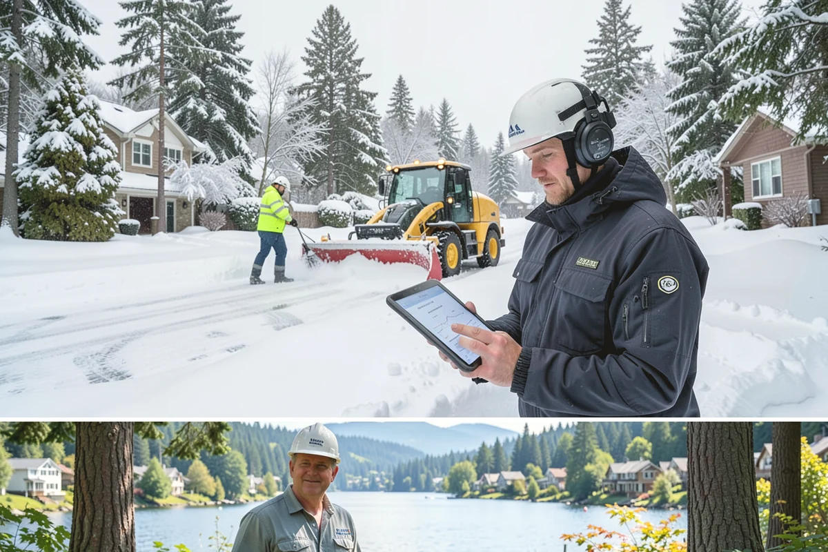 Restaurant Parking Lot Snow Removal in Milton, King County, WA - Restaurant lots in Western Washington see the most winter demand from December through February, when after-dark freezes follow...