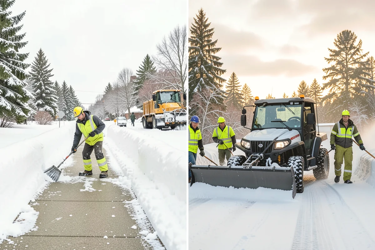 Restaurant Parking Lot Snow Removal in Monroe, Snohomish County, WA - Confirm service hours and entrance layout with restaurant management