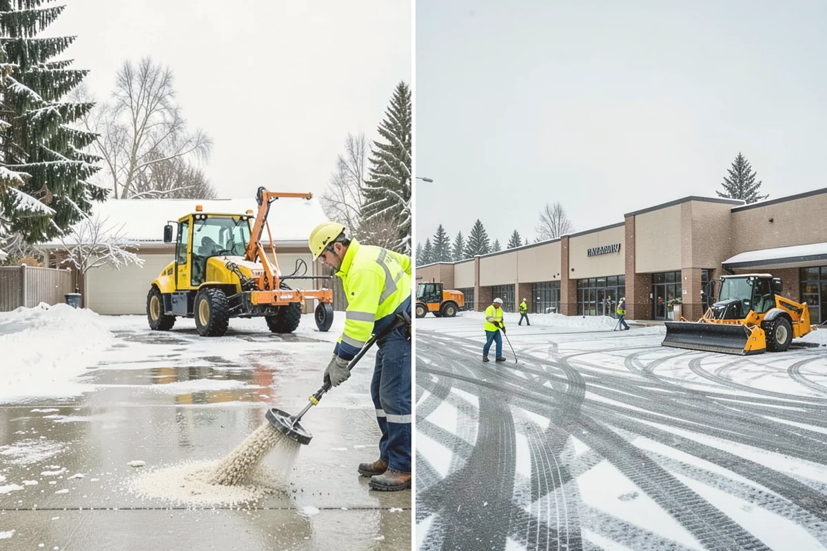 Restaurant Parking Lot Snow Removal in Mount Vernon, Skagit County, WA - Confirm service hours and entrance layout with restaurant management