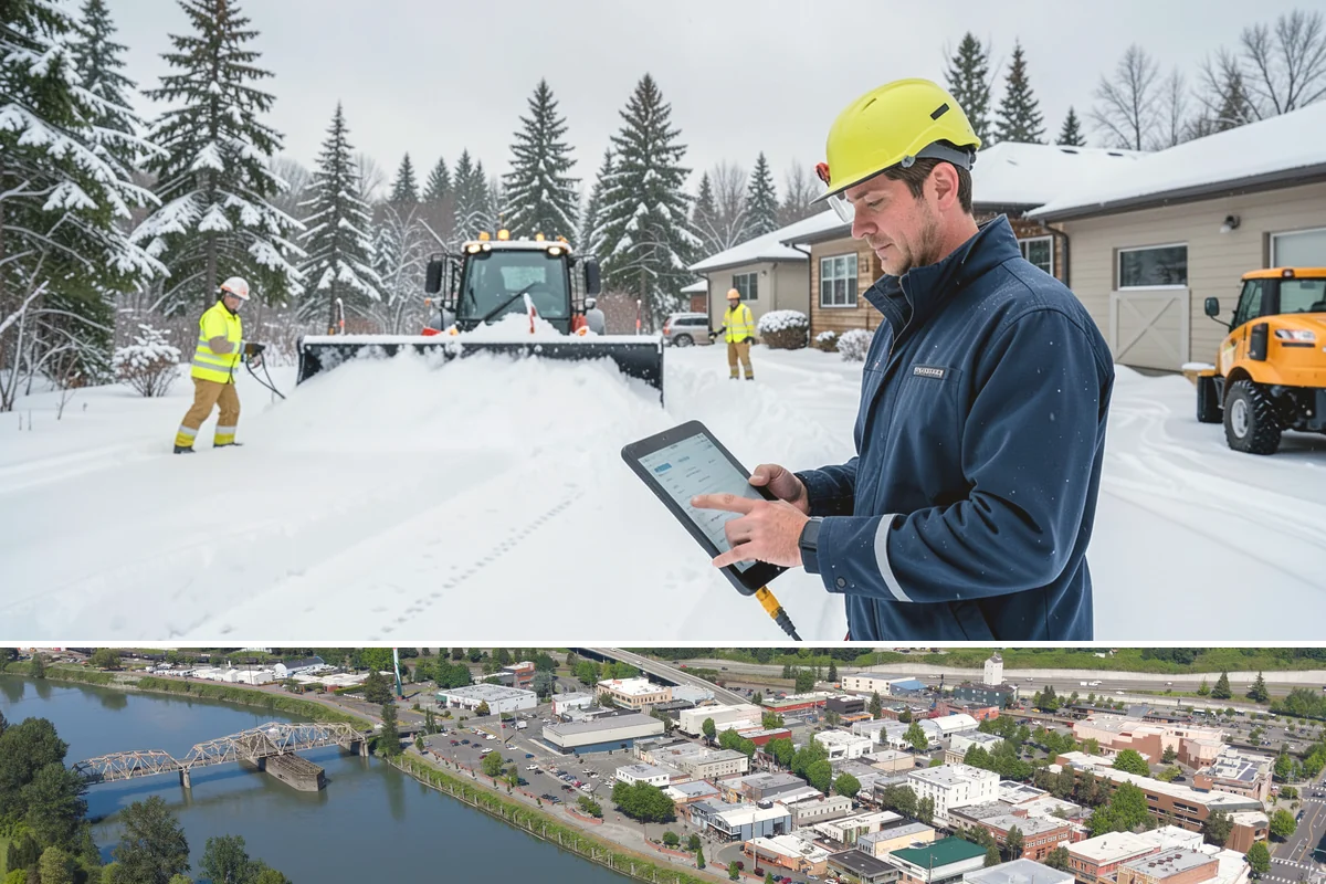 Restaurant Parking Lot Snow Removal in Mount Vernon, Skagit County, WA - Restaurant lots in Western Washington see the most winter demand from December through February, when after-dark freezes follow...