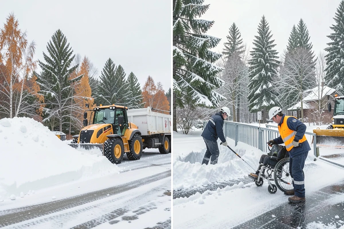 Restaurant Parking Lot Snow Removal in Mountlake Terrace, Snohomish County, WA - Confirm service hours and entrance layout with restaurant management