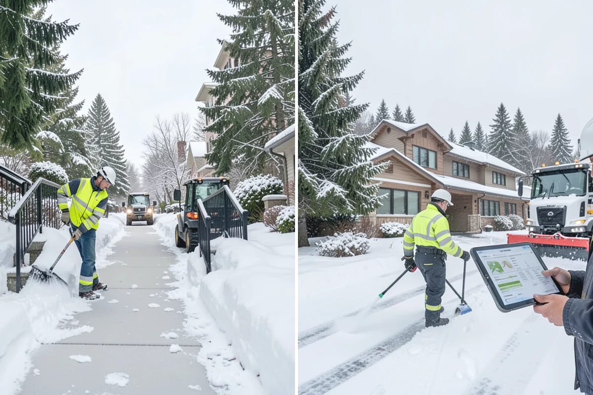 Restaurant Parking Lot Snow Removal in Renton, King County, WA - Confirm service hours and entrance layout with restaurant management