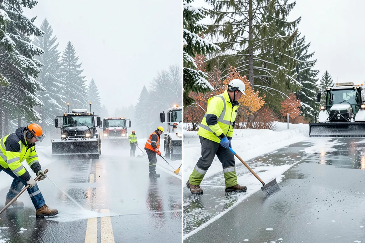 Restaurant Parking Lot Snow Removal in SeaTac, King County, WA - Confirm service hours and entrance layout with restaurant management