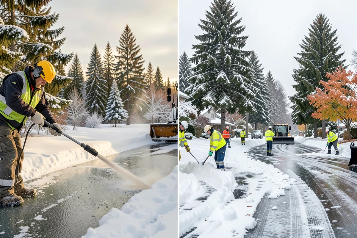 Restaurant Parking Lot Snow Removal in Shoreline, King County, WA - Confirm service hours and entrance layout with restaurant management