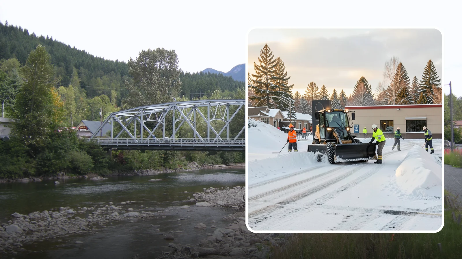 Restaurant Parking Lot Snow Removal in Skykomish, King County, WA - We clear restaurant lots ahead of service so Western Washington diners can park and walk in safely during winter.