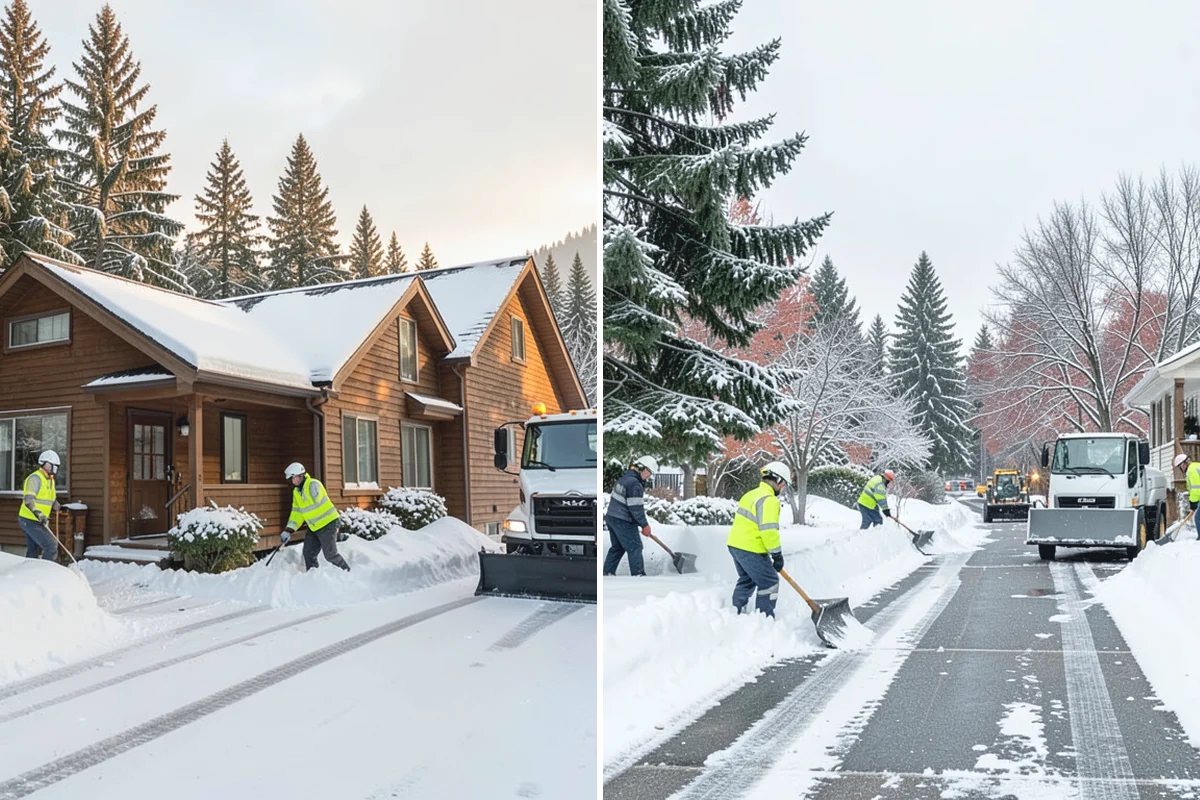 Restaurant Parking Lot Snow Removal in Wilkeson, Pierce County, WA - Confirm service hours and entrance layout with restaurant management