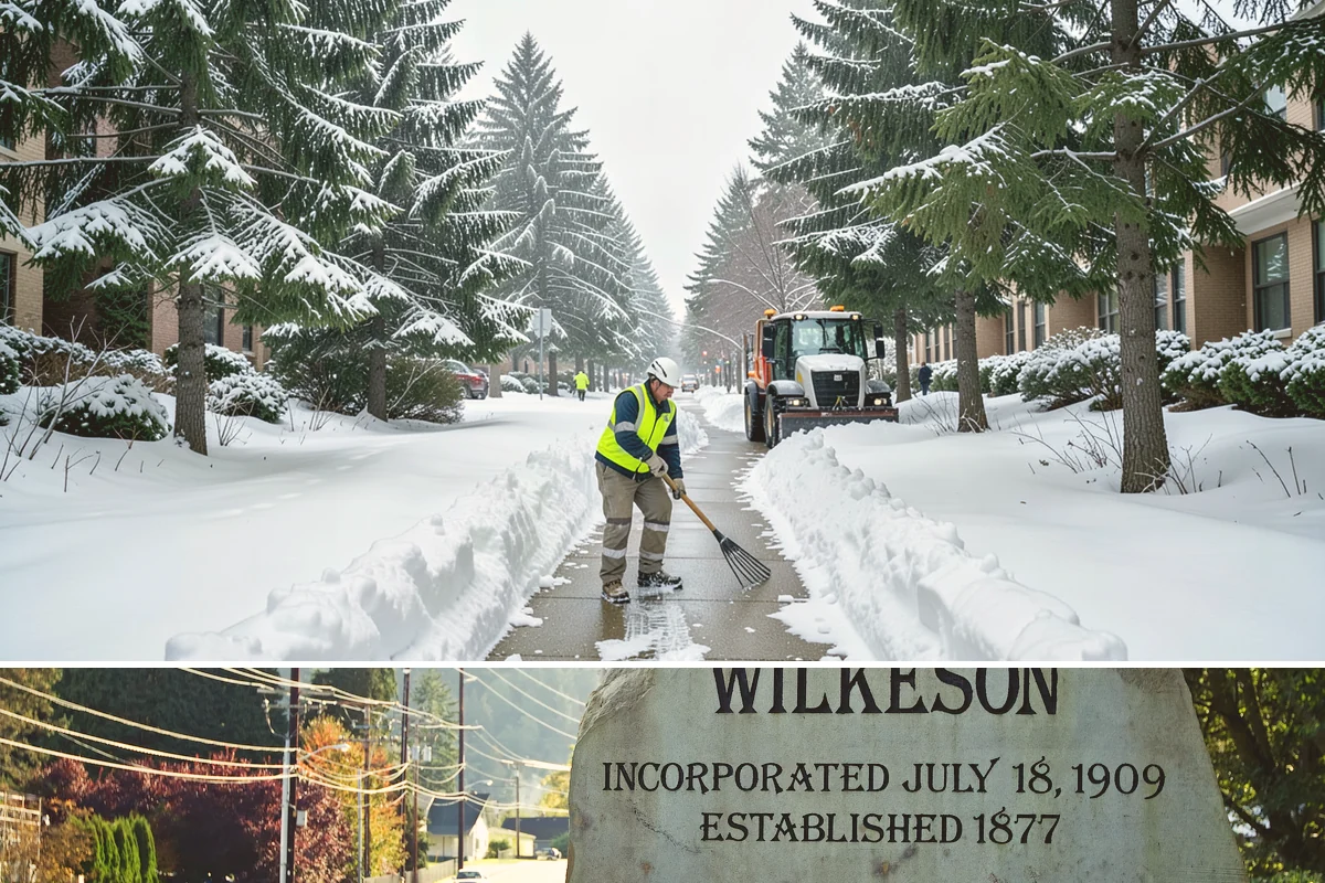 Restaurant Parking Lot Snow Removal in Wilkeson, Pierce County, WA - Restaurant lots in Western Washington see the most winter demand from December through February, when after-dark freezes follow...