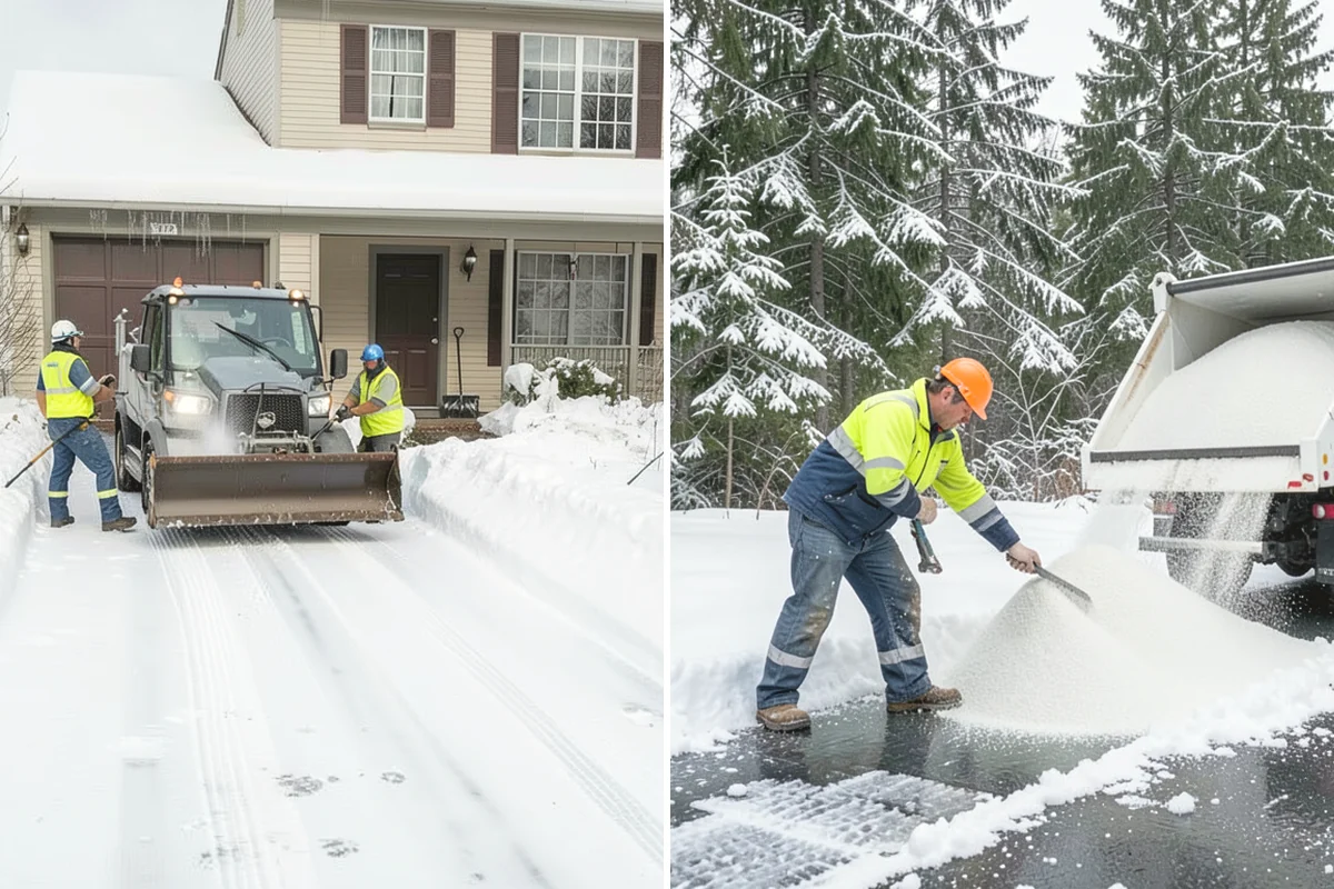 Restaurant Sidewalk Clearing in Anacortes, Skagit County, WA - Clear the entrance and waiting area before service opens