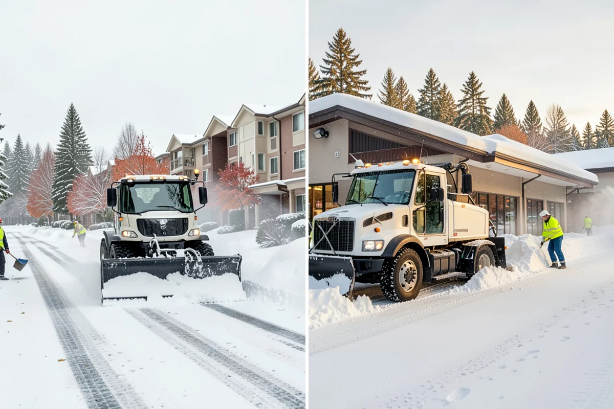 Restaurant Sidewalk Clearing in Arlington, Snohomish County, WA - Clear the entrance and waiting area before service opens