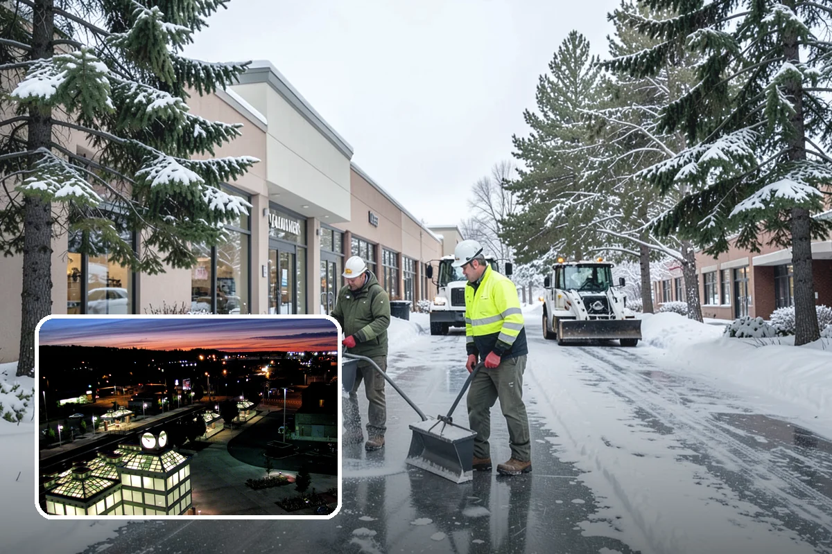 Restaurant Sidewalk Clearing in Auburn, King County, WA - Entry and waiting areas kept safe through dinner service