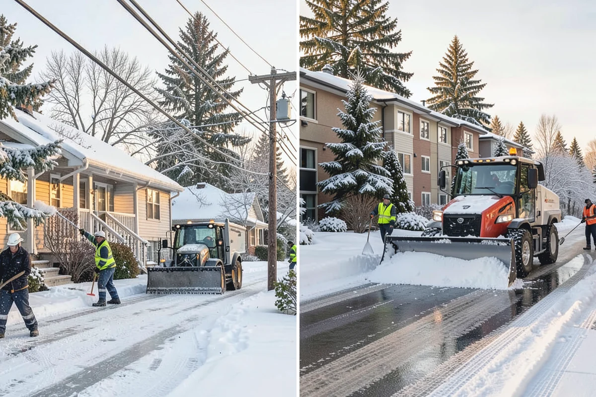 Restaurant Sidewalk Clearing in Auburn, King County, WA - Clear the entrance and waiting area before service opens