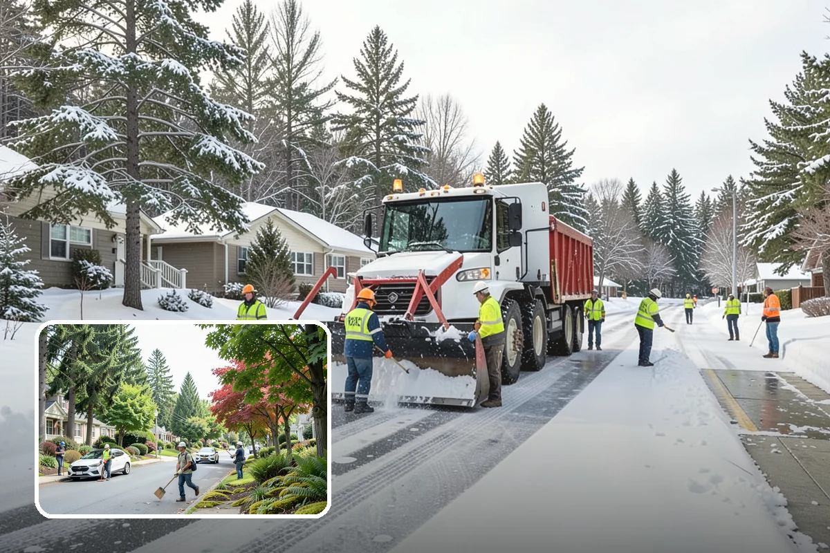 Restaurant Sidewalk Clearing in Beaux Arts Village, King County, WA - Entry and waiting areas kept safe through dinner service