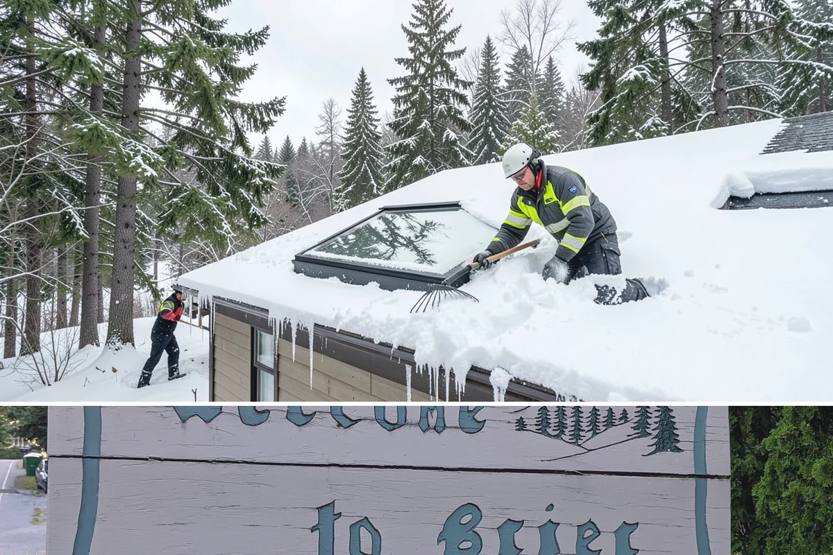 Restaurant Sidewalk Clearing in Brier, Snohomish County, WA - Restaurant sidewalk risk peaks from late November through February during evening service, when afternoon melt refreezes at the...