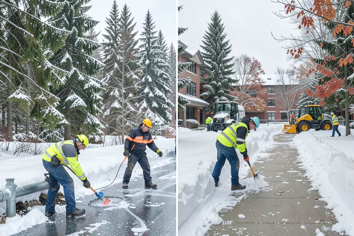 Restaurant Sidewalk Clearing in Buckley, Pierce County, WA - Clear the entrance and waiting area before service opens