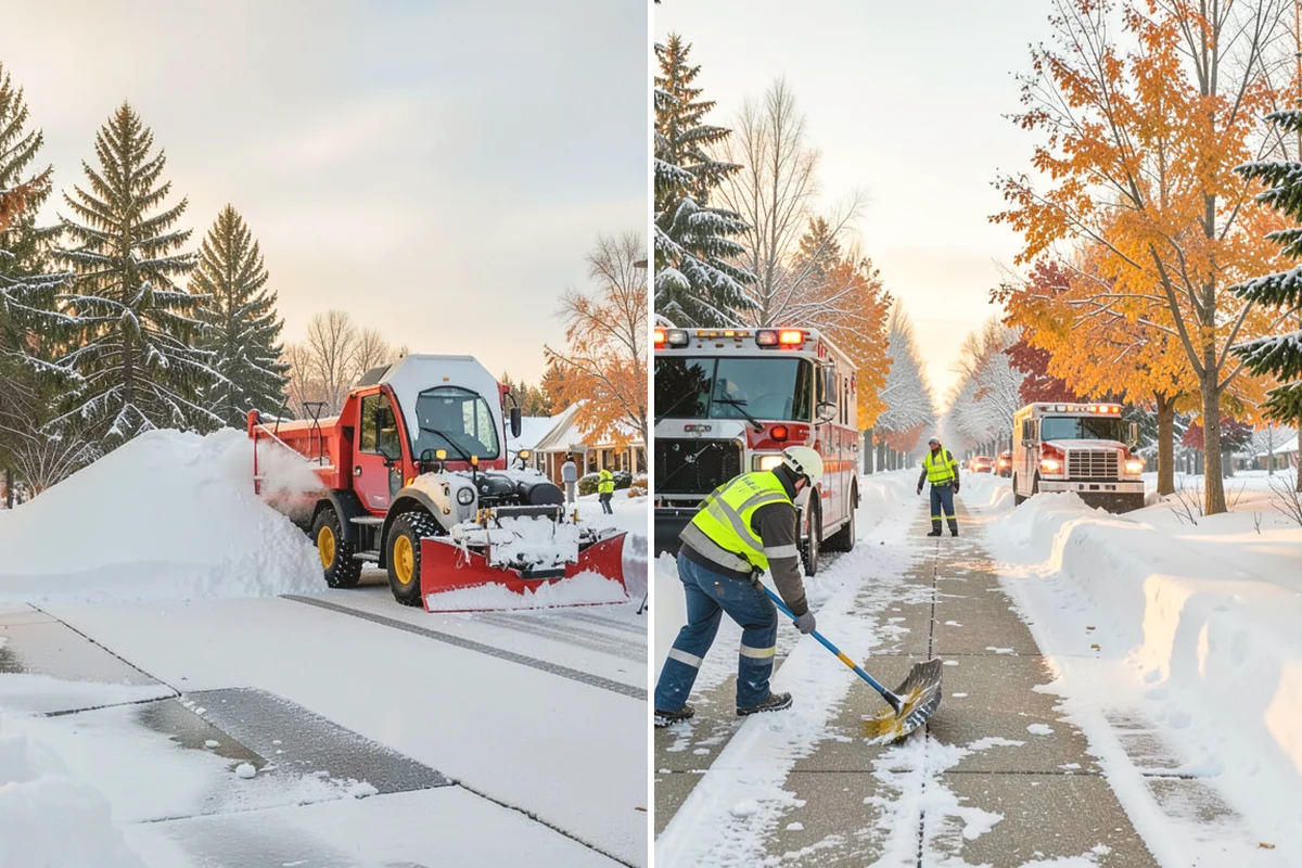 Restaurant Sidewalk Clearing in Burlington, Skagit County, WA - Clear the entrance and waiting area before service opens