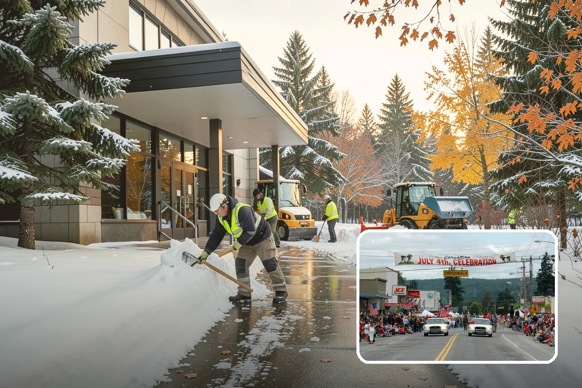 Restaurant Sidewalk Clearing in Carnation, King County, WA - Entry and waiting areas kept safe through dinner service